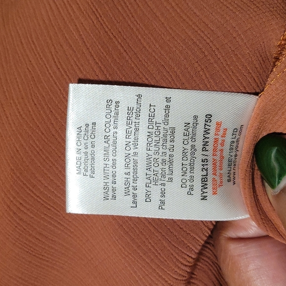 Satin Feel Native Youth Button Down Top (Part of 2 piece set) - Picture 7 of 7